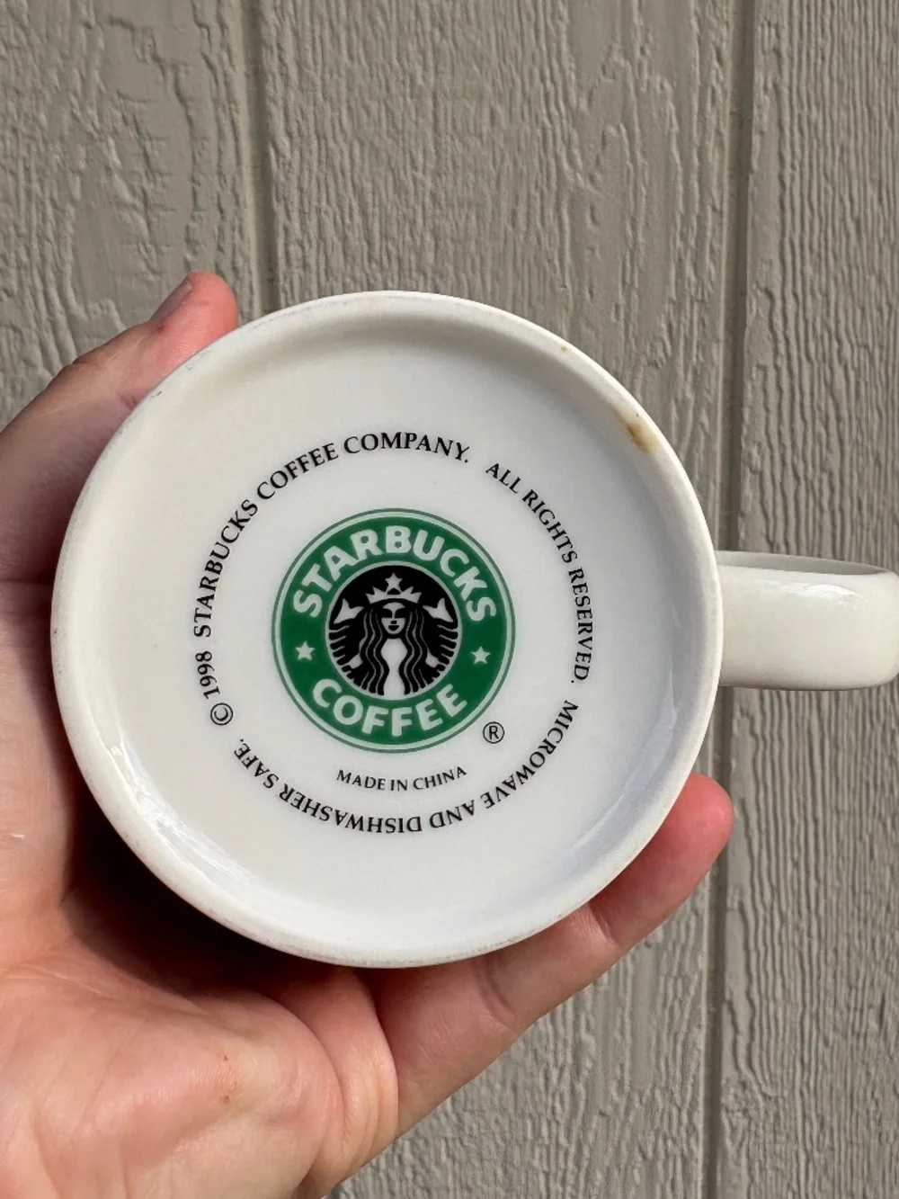 Vintage 1998 Starbucks Coffee Origin Blend Series Kenya Mug Warrior Lion Moon